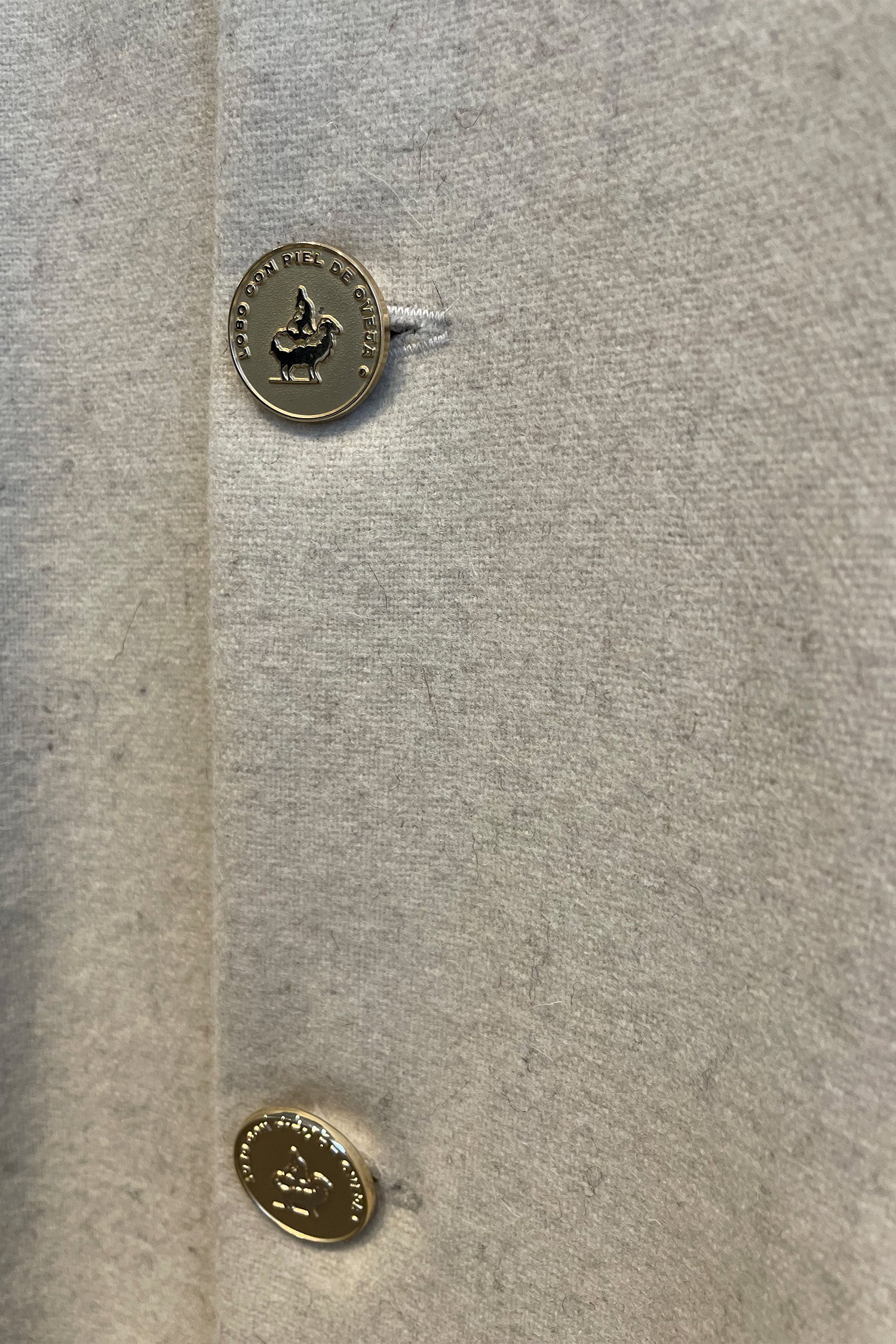 Wool Bomber / Bone