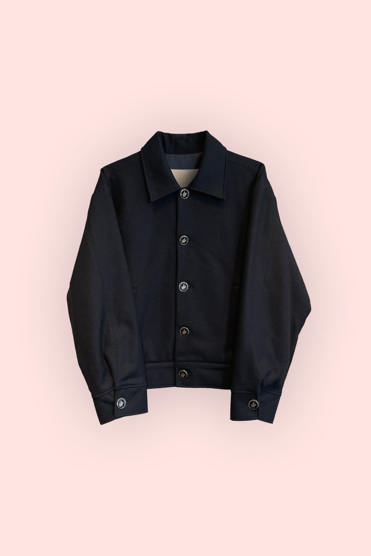 Wool Bomber / Black