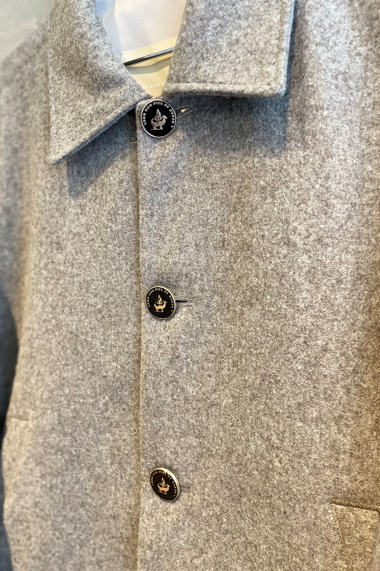 Wool Bomber / Greyish