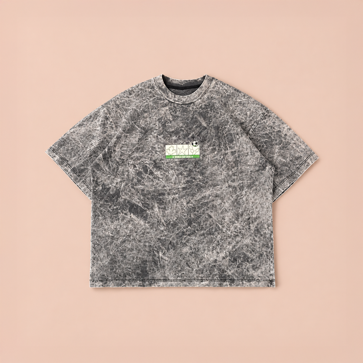 LTD EDITION NO GOALS TEE  - ACID WASH