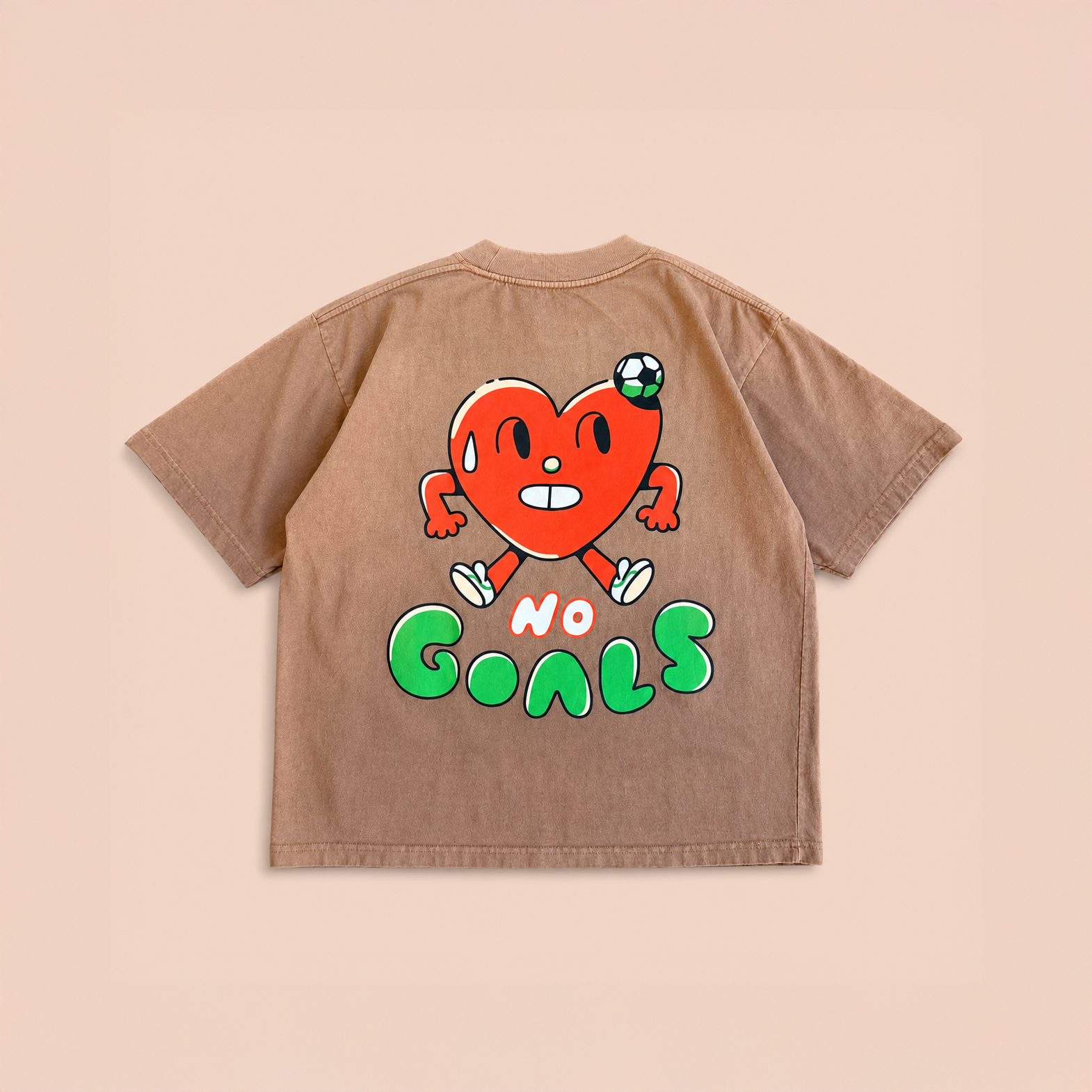 NO GOALS TEE - SUN FADE