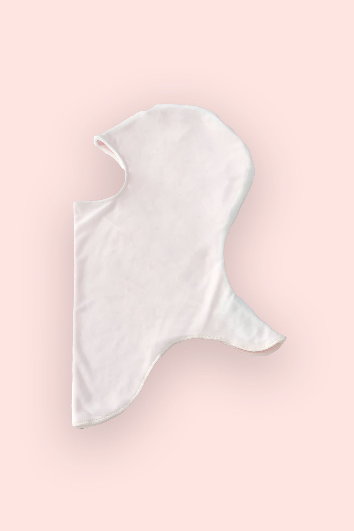 Lobo con piel de Oveja | Pearl White Velvet Balaclava