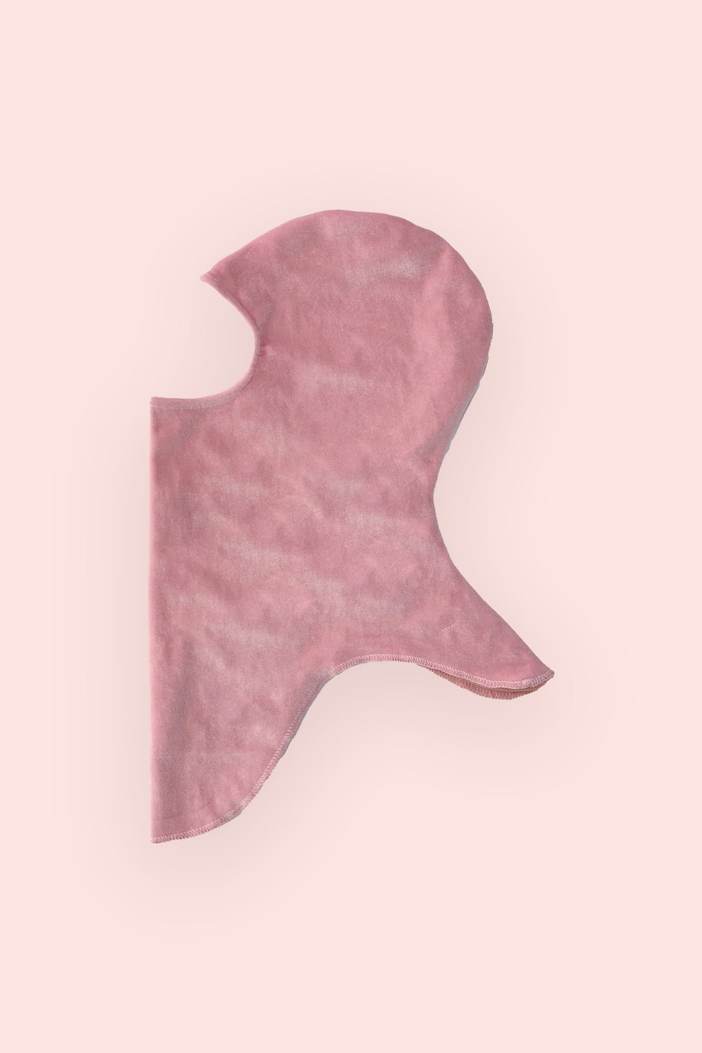 Lobo con piel de Oveja | Pink Velvet Balaclava