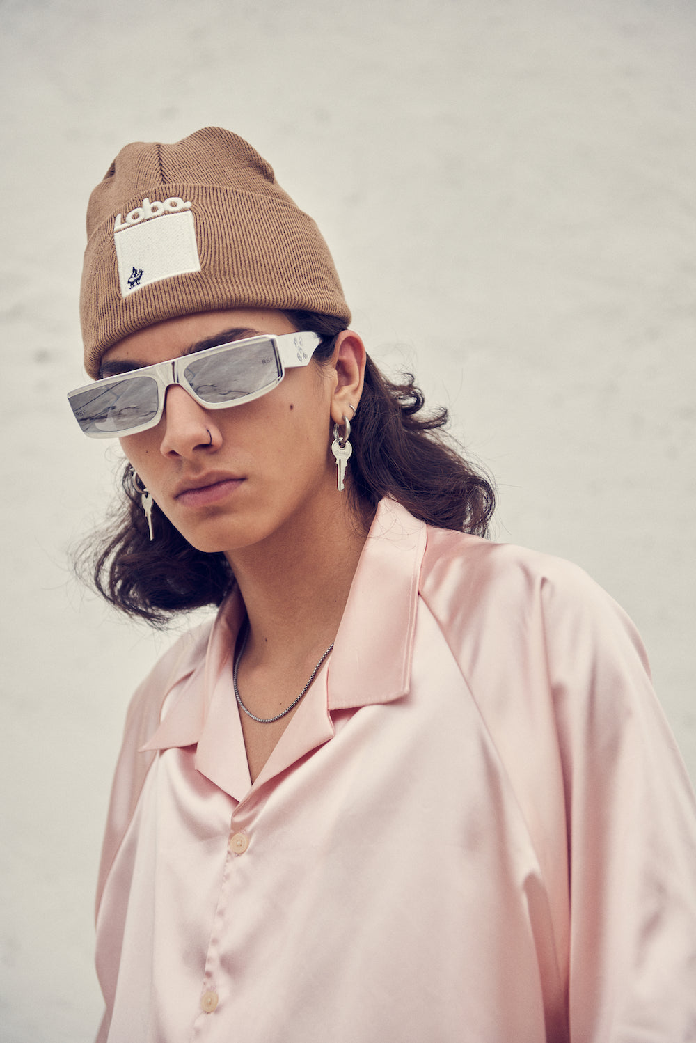 Lobo con piel de Oveja | Rose Pink Satin Shirt