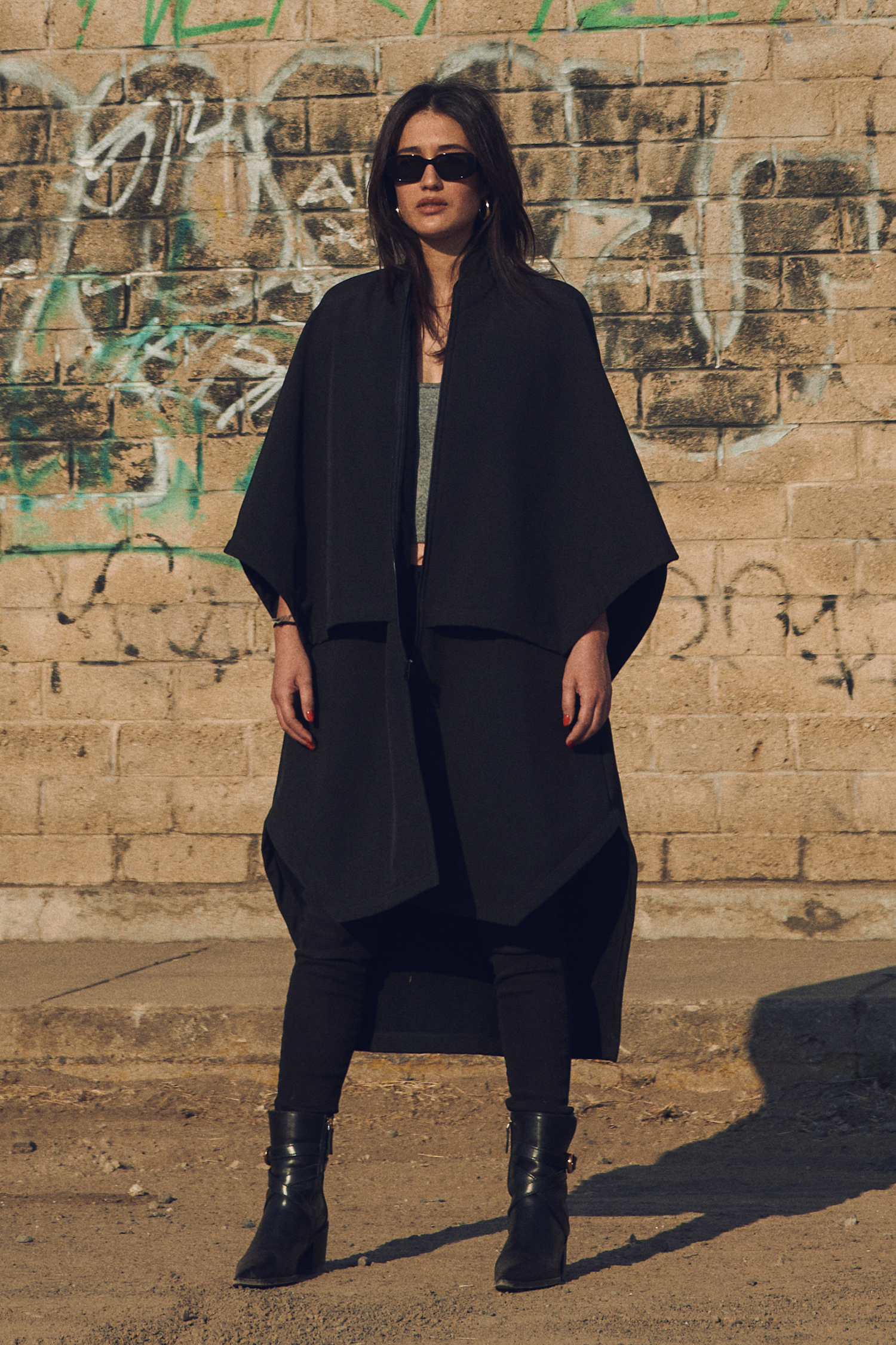LCPDO Komorebi® Series | Neoprene Caped Coat