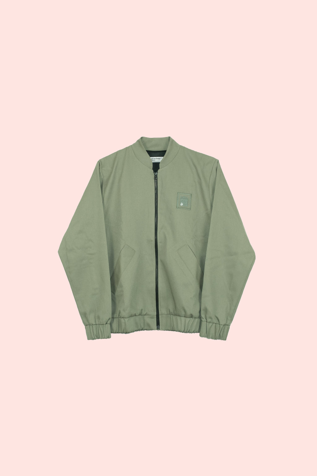 Lobo con pie de Oveja | Olive Green Pleated Jacket